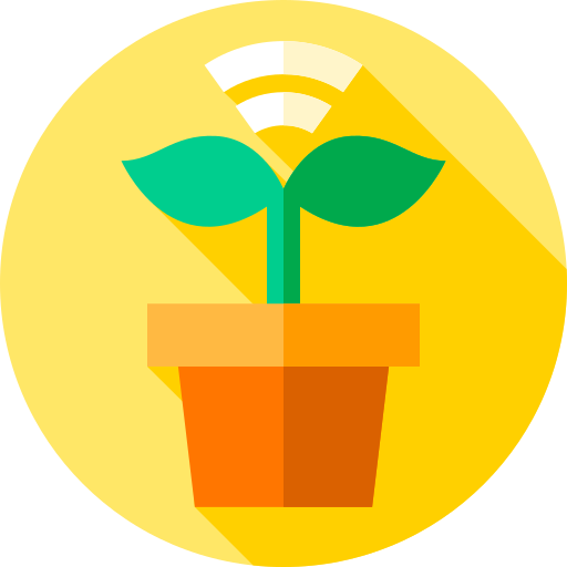 식물 Flat Circular Flat icon