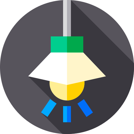 Lamp Flat Circular Flat icon