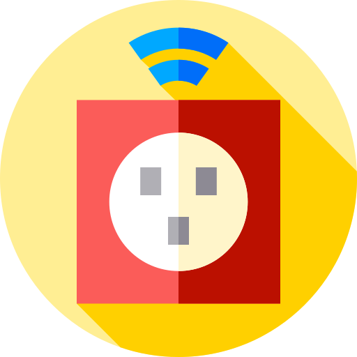 전원 소켓 Flat Circular Flat icon