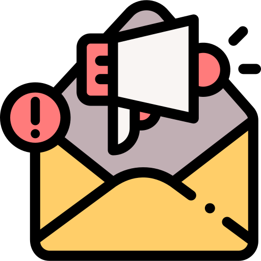 email Detailed Rounded Lineal color icon