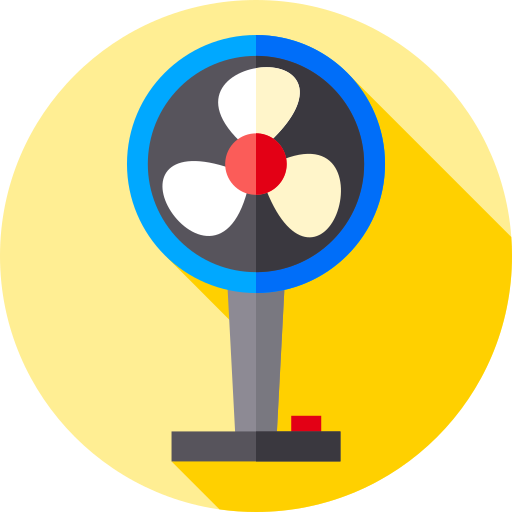 fan Flat Circular Flat icoon