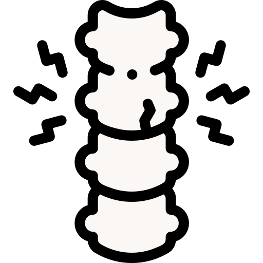 Chiropractic Detailed Rounded Lineal color icon