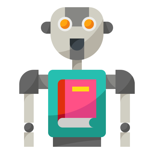 로봇 mynamepong Flat icon
