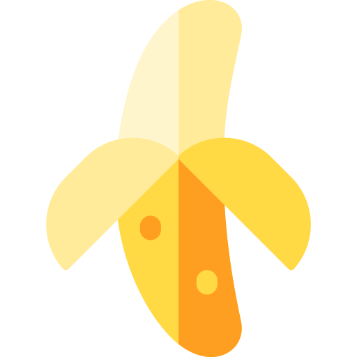 Банан Basic Rounded Flat иконка