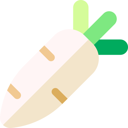 Turnip Basic Rounded Flat icon