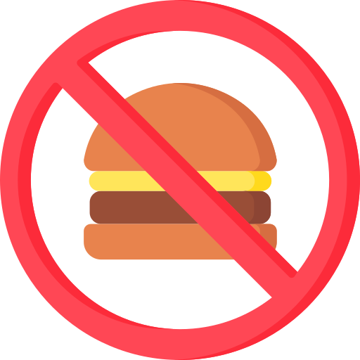 kein fast food Special Flat icon