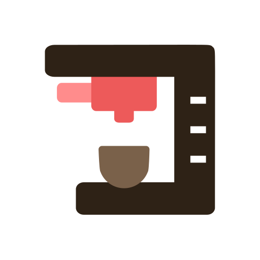koffiezetapparaat Generic Flat icoon