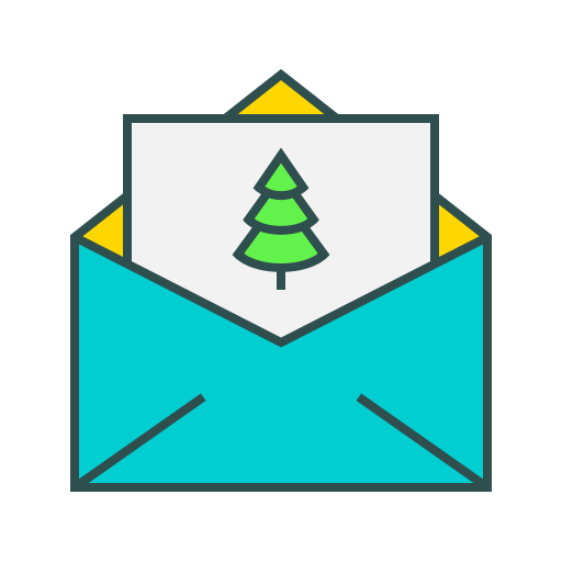 Letter Generic Thin Outline Color icon