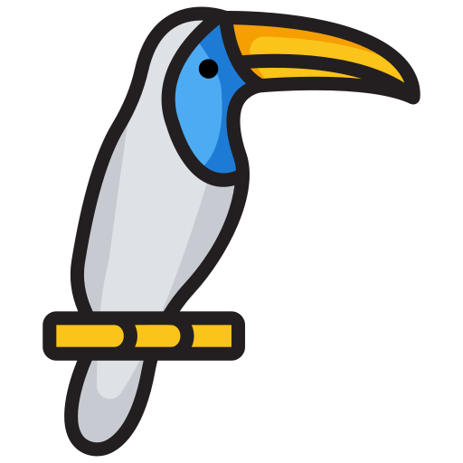 toucan Generic Outline Color Icône
