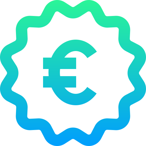 euro Super Basic Straight Gradient ikona
