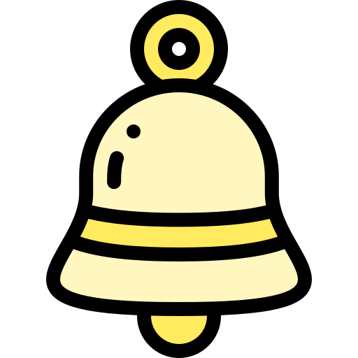 Bell Detailed Rounded Lineal color icon