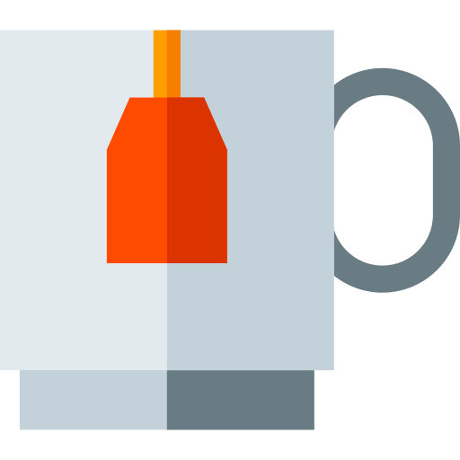 Tea mug Basic Straight Flat icon