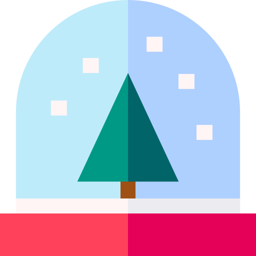 sneeuw Basic Straight Flat icoon