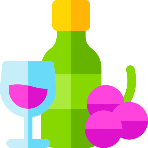 vino Basic Rounded Flat icono