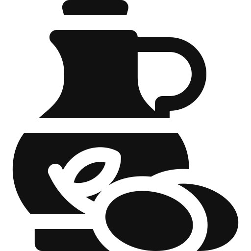 aceite de oliva Basic Rounded Filled icono