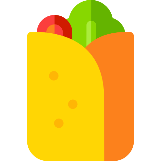 Burrito Basic Rounded Flat icon