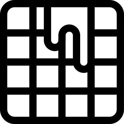 wafel Basic Rounded Lineal ikona