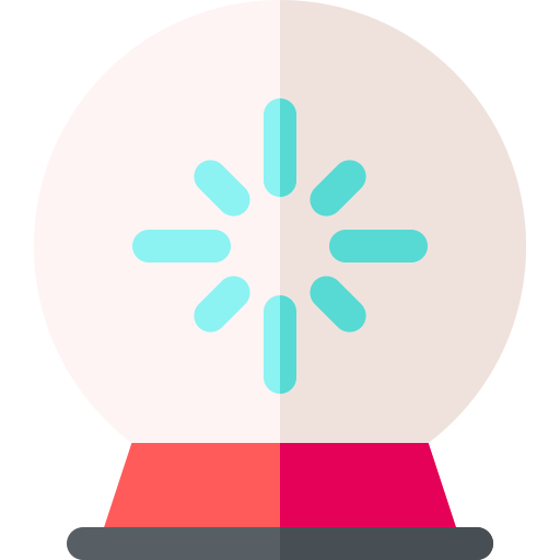 bola de cristal Basic Rounded Flat icono
