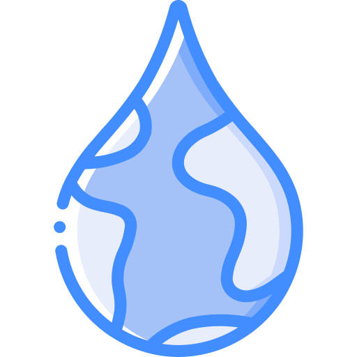Água Basic Miscellany Blue Ícone
