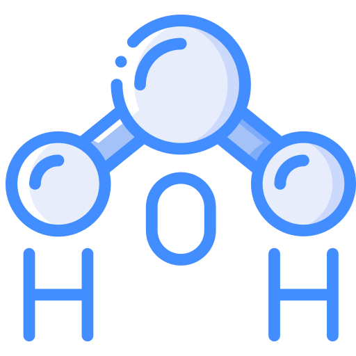 molecuul Basic Miscellany Blue icoon