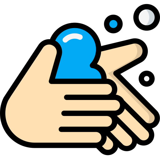 WASHING HANDS Basic Miscellany Lineal Color icon
