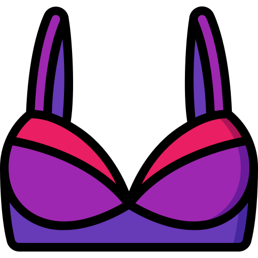 Brassiere Basic Miscellany Lineal Color icon