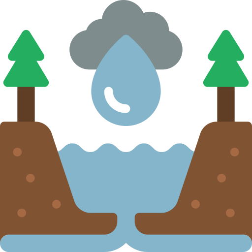 Lake Basic Miscellany Flat icon