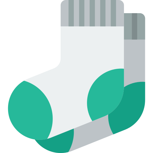 Socks Basic Miscellany Flat icon