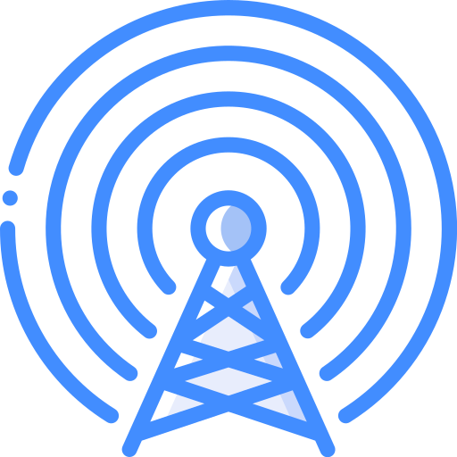 antena Basic Miscellany Blue Ícone