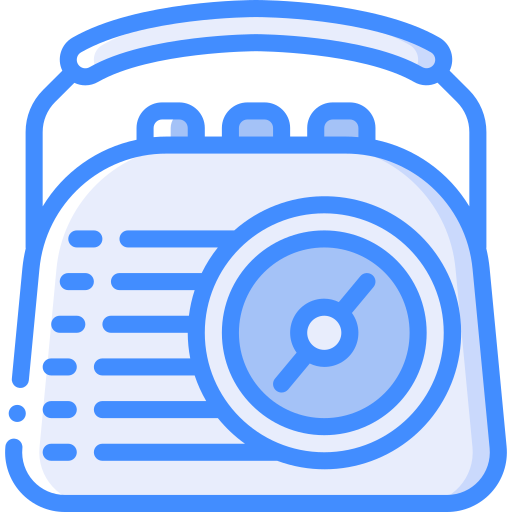 radio Basic Miscellany Blue Icône