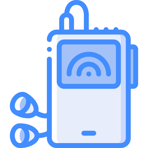 Mp3 Basic Miscellany Blue icon