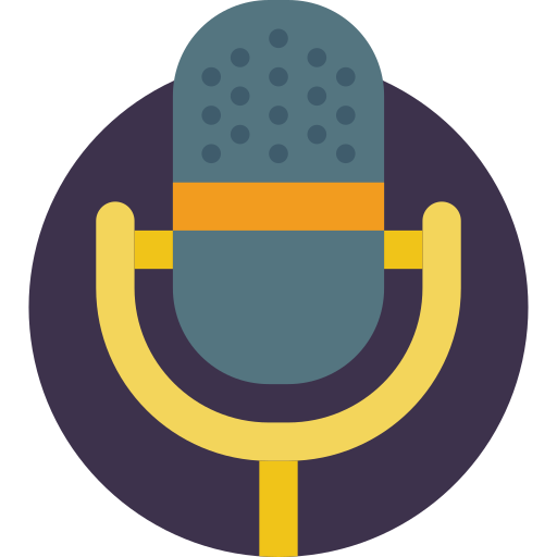 micrófono Basic Miscellany Flat icono