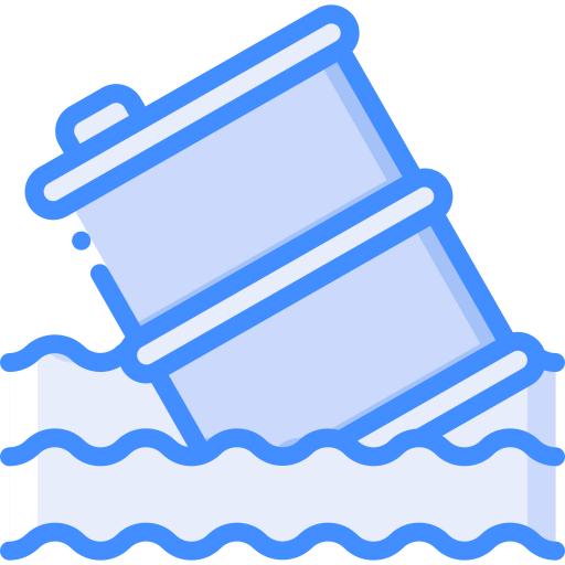 Waste Basic Miscellany Blue icon