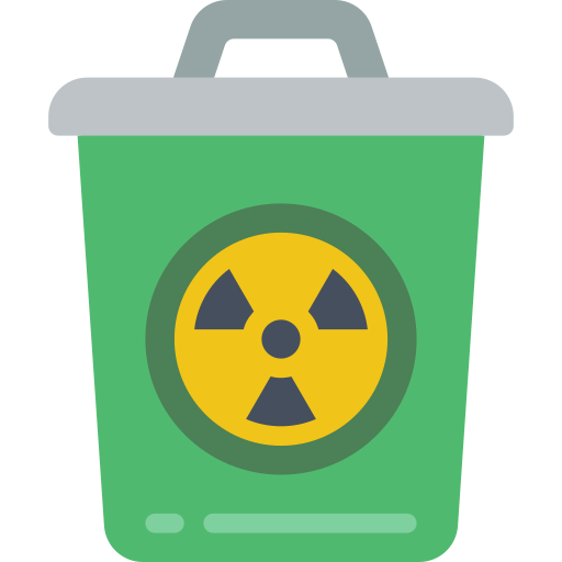 Radioactive Basic Miscellany Flat icon