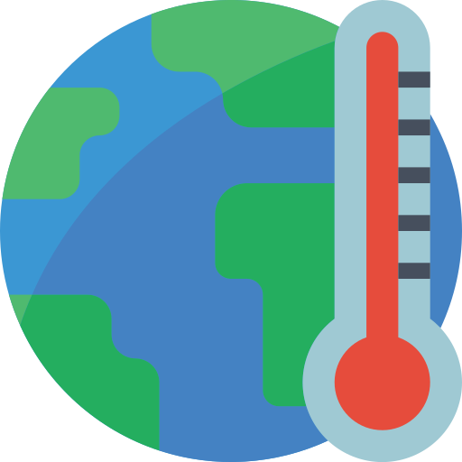 地球温暖化 Basic Miscellany Flat icon