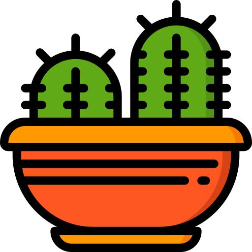 kaktus Basic Miscellany Lineal Color ikona