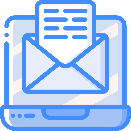 e-mail Basic Miscellany Blue ikona