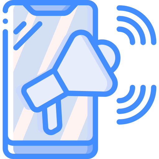 Smartphone Basic Miscellany Blue icon