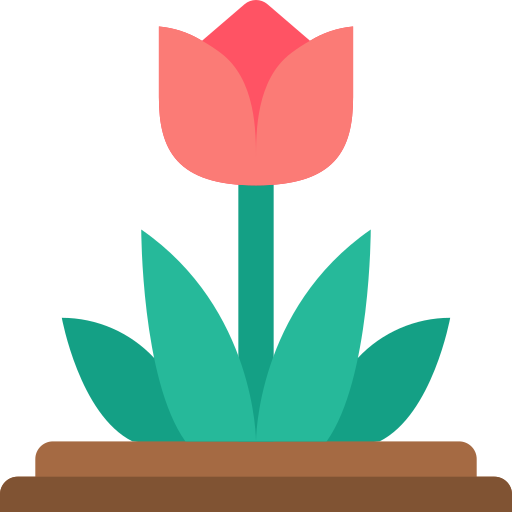 tulipan Basic Miscellany Flat ikona