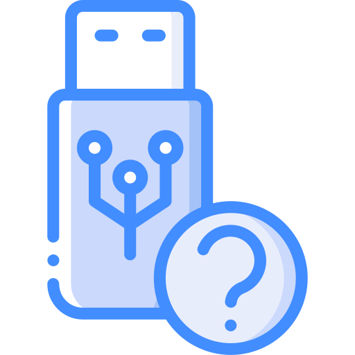 Pendrive Basic Miscellany Blue icon