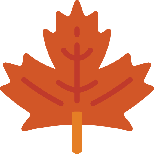 Maple leaf Basic Miscellany Flat icon