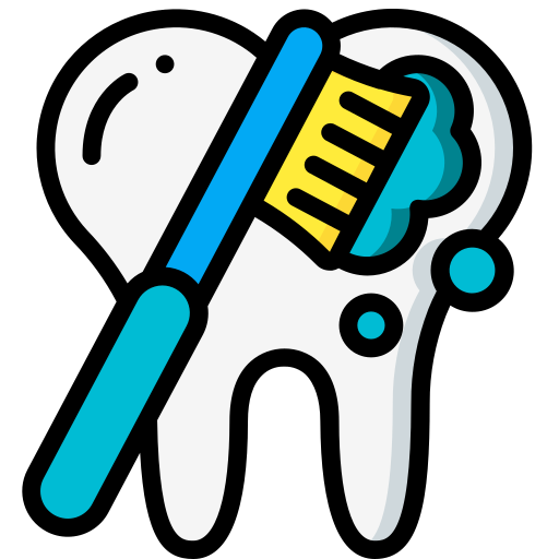 歯ブラシ Basic Miscellany Lineal Color icon