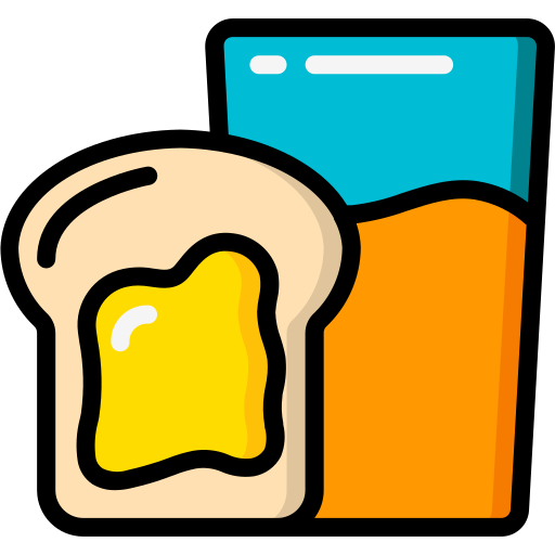 Breakfast Basic Miscellany Lineal Color icon
