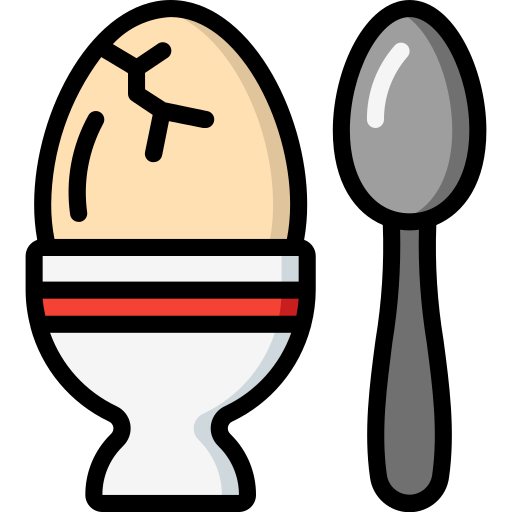 삶은 달걀 Basic Miscellany Lineal Color icon