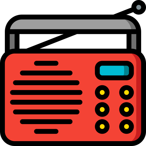 라디오 Basic Miscellany Lineal Color icon