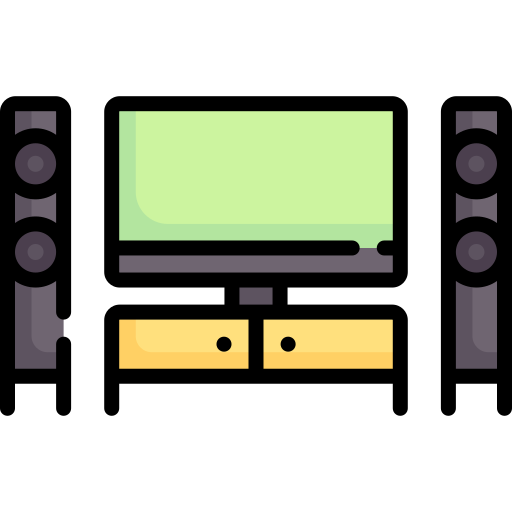 Home theater Special Lineal color icon