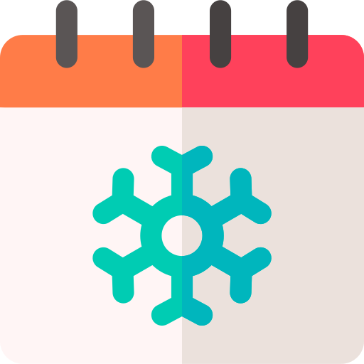 invierno Basic Rounded Flat icono