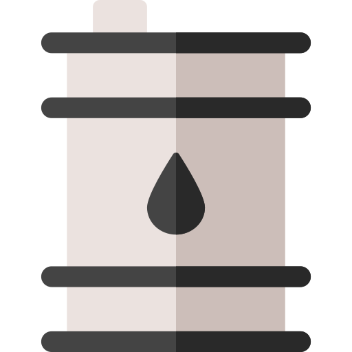 barril de petróleo Basic Rounded Flat icono