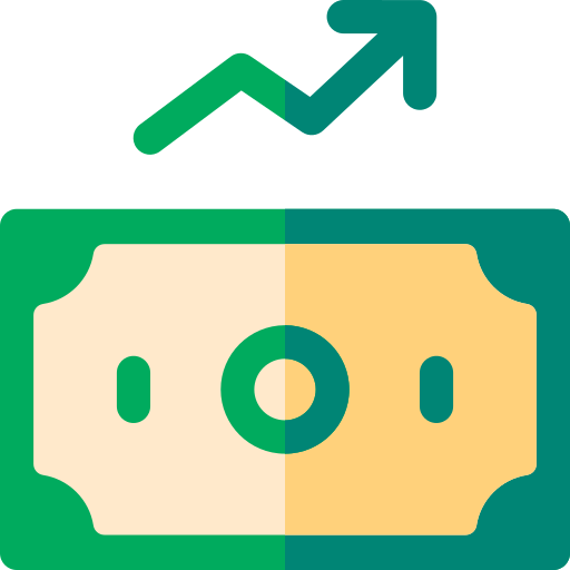 Profit Basic Rounded Flat icon