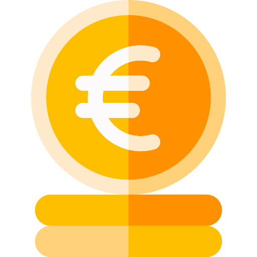 Euro Basic Rounded Flat icon